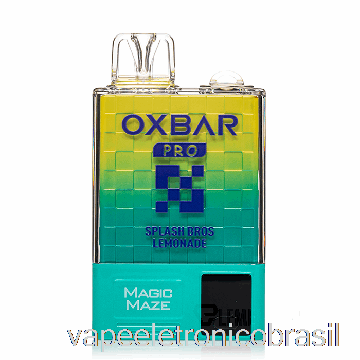 Vape Eletrônico Oxbar Magic Maze Pro 10000 Descartável Splash Bros Limonada